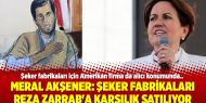 Meral Akşener: Şeker fabrikaları Reza Zarrab'a karşılık satılıyor