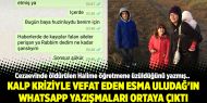 Kalp kriziyle vefat eden Esma Uludağ'ın Whatsapp yazışmaları ortaya çıktı