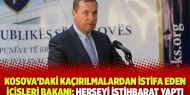 Kosova’daki kaçırılmalardan istifa eden içişleri bakanı: Her şeyi istihbarat yaptı  
