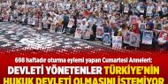 Cumartesi Anneleri: Devleti yönetenler Türkiye'nin hukuk devleti olmasını istemiyor