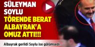Süleyman Soylu törende Berat Albayrak'a omuz attı!