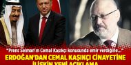 Erdoğan'dan Cemal Kaşıkçı cinayetine ilişkin yeni açıklama