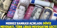 Merkez Bankası açıkladı: Döviz mevduatı, Türk Lirası mevduatını geçti