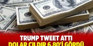 Trump tweet attı, dolar 6.80'i gördü