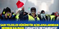 Sarı Yelekler hükümetin açıklamalarından memnun kalmadı: Cumartesi meydandayız!
