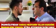 İmamoğlu’ndan yandaş medyanın yalan haberine inanan genç esnafa: İftira atıyorsun yazık sana!