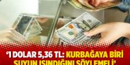 '1 Dolar 5,36 TL: Kurbağaya biri suyun ısındığını söylemeli'