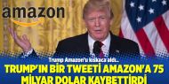 Trump'ın bir tweeti Amazon'a 75 milyar dolar kaybettirdi
