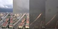 Fırtına İstanbul'u böyle vurdu