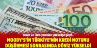Moody's'in Türkiye'nin kredi notunu düşürmesi sonrasında döviz yükselişe geçti