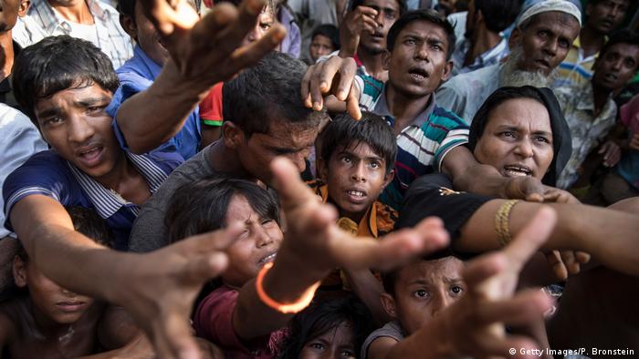 Bangladesch Tankhali Rohingya Flüchtlinge (Getty Images/P. Bronstein)